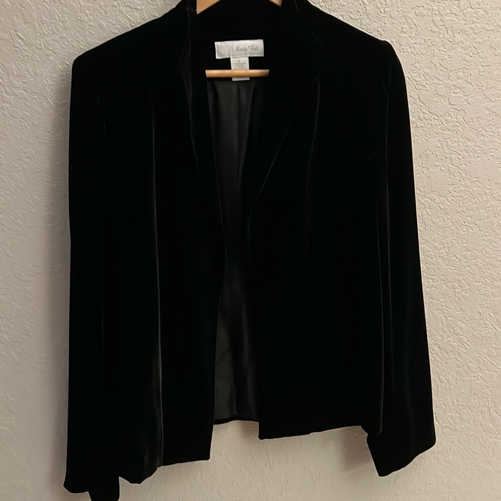Vintage Chicago Marshall Fields velvet blazer